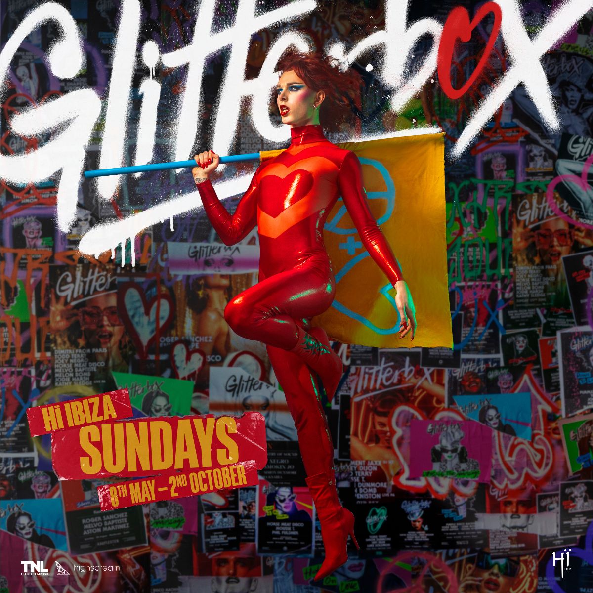 Following a two-year hiatus from the Island, club phenomenon Glitterbox will return to Hï Ibiza for a 22-week long summer takeover. Running every Sunday from 8th May - 2nd October at Ibiza’s most sensational party destination, Glitterbox will feature yet more jaw-dropping production and exceptional house and disco talent, along with the drag queens, club kids, performers and dancers that embody the party’s inclusive atmosphere. Bringing its unique blend of uplifting, soulful and joyous house and disco to Ibiza, a refreshed line-up of dance music favourites, up-and-coming house and disco talent and underground names will continue to mark a new era of Glitterbox talent. Gearing up to give partygoers the experience of a lifetime, the unstoppable brand will deliver the energy and exuberance it's known and loved for globally, eager to make up for lost time on the island. Immersing crowds in the ultimate party atmosphere, Glitterbox at Hï Ibiza is synonymous with unforgettable moments and the most spectacular production – a truly 21 st century disco. Serving up a wealth of exceptional house and disco sounds, Hï Ibiza is the ideal setting to experience everything that Glitterbox has to offer with its rooms serving as the perfect backdrop to the night’s disco drama. Celebrating all there is to love about house music - Sundays at Hï Ibiza will continue to be the must-experience party for clubbers on the island.